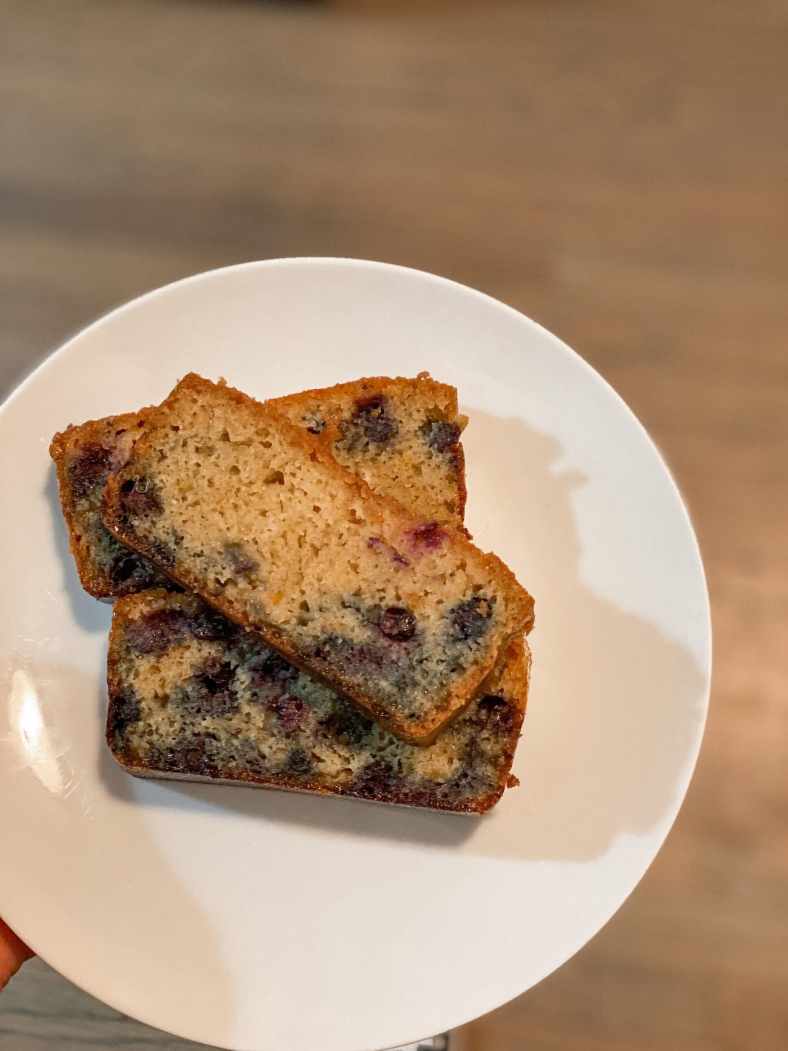 Lemony Almond-Blueberry Cake