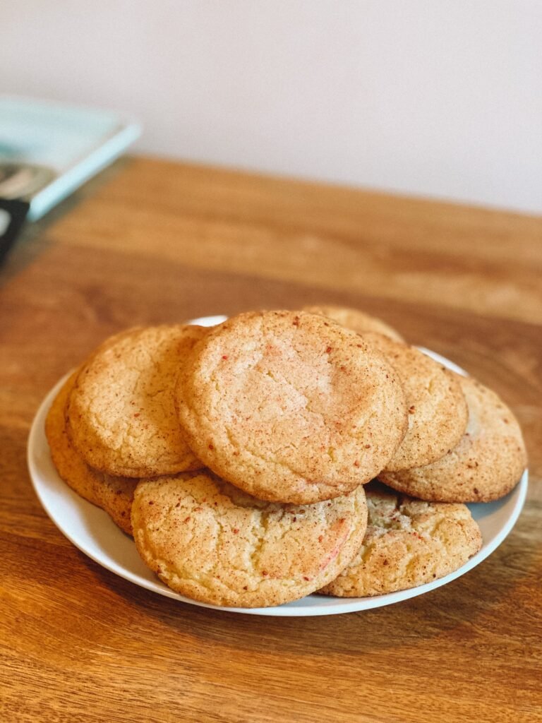 Raspberry Lemon Snickerdoodles