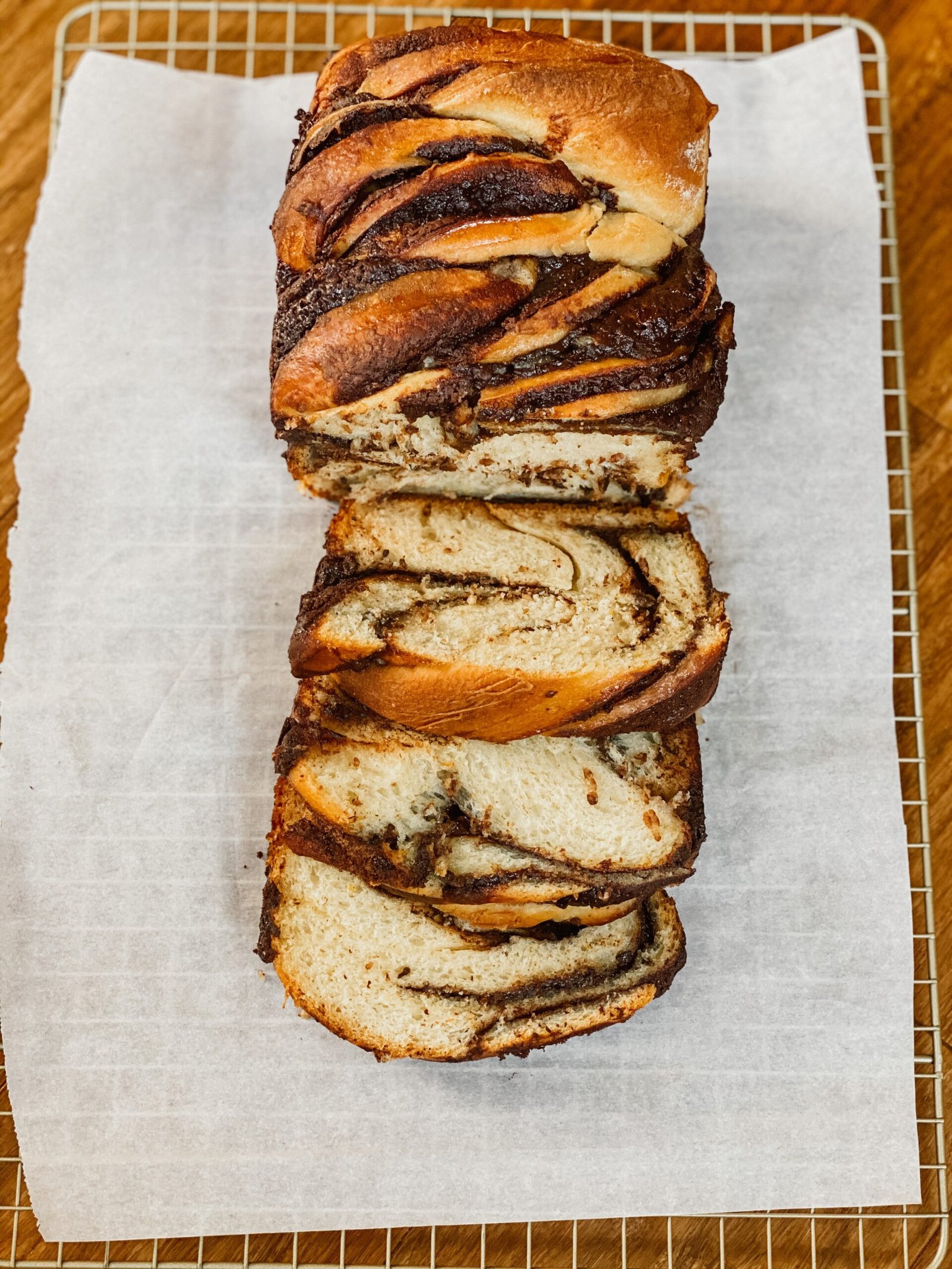 Classic Babka with Chocolate Filling
