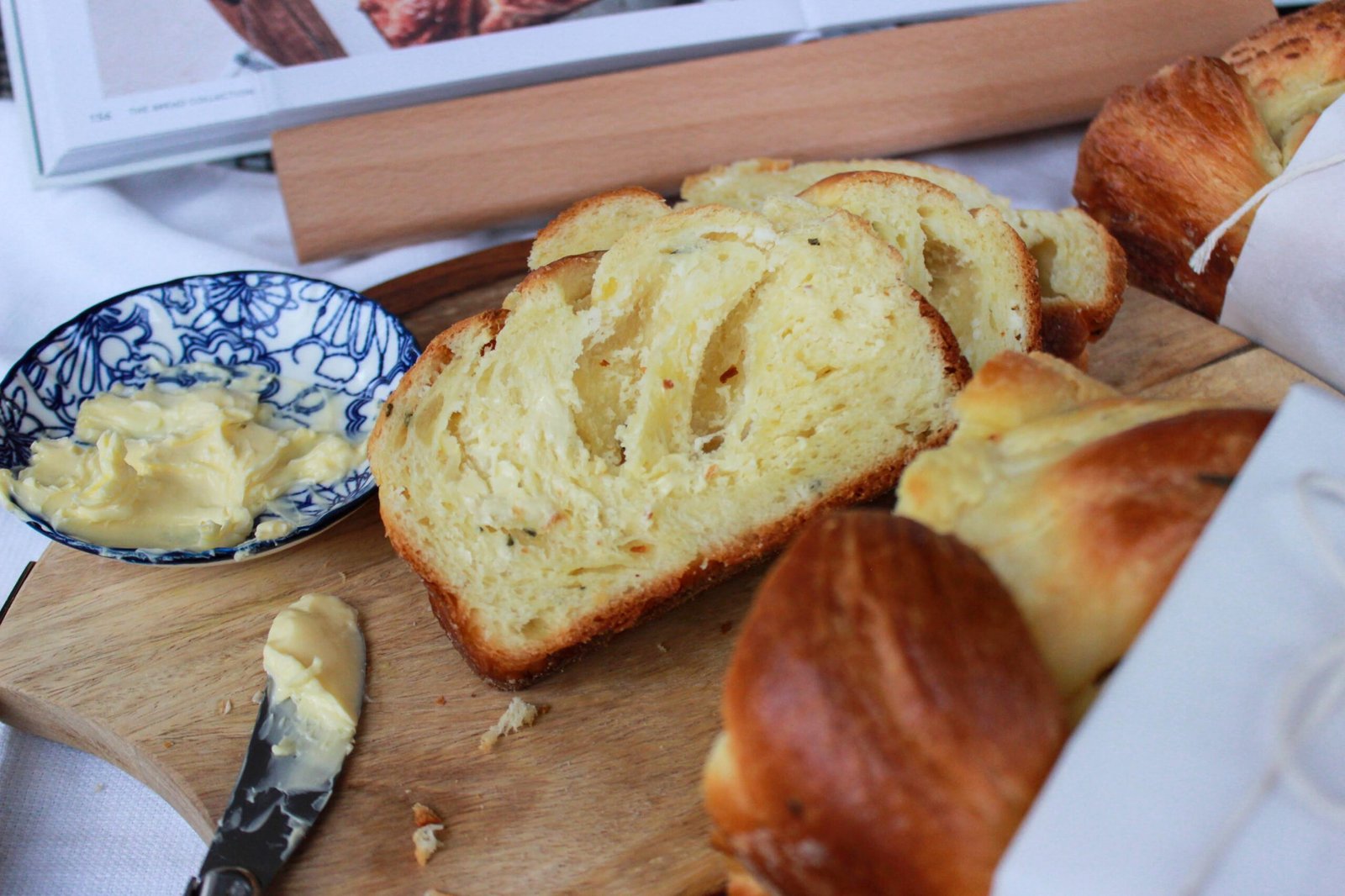 Cheese and Rosemary Brioche