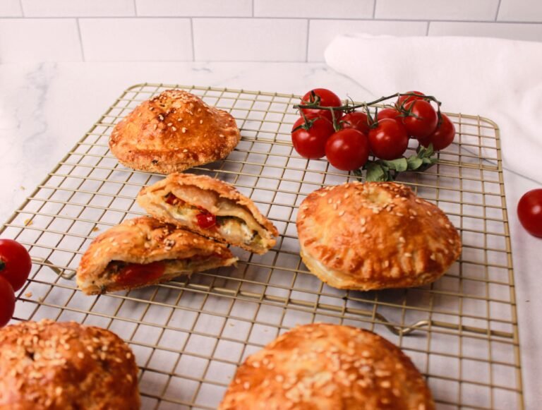 Tomato, Olive & Mozzarella Hand Pies