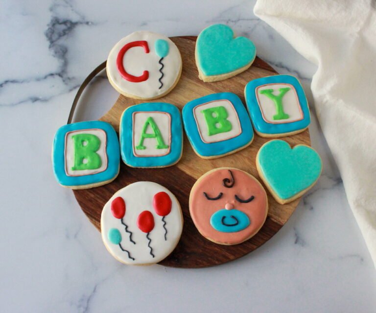 Baby Shower Sugar Cookies