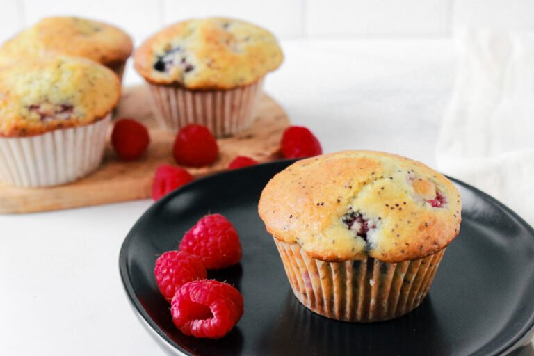 Raspberry Lemon Poppy Seed Muffins
