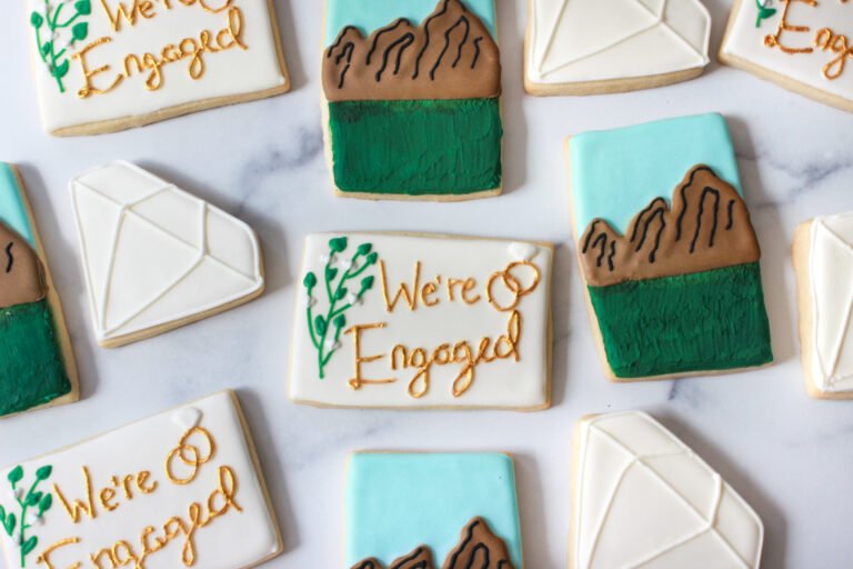 Engagement Sugar Cookies