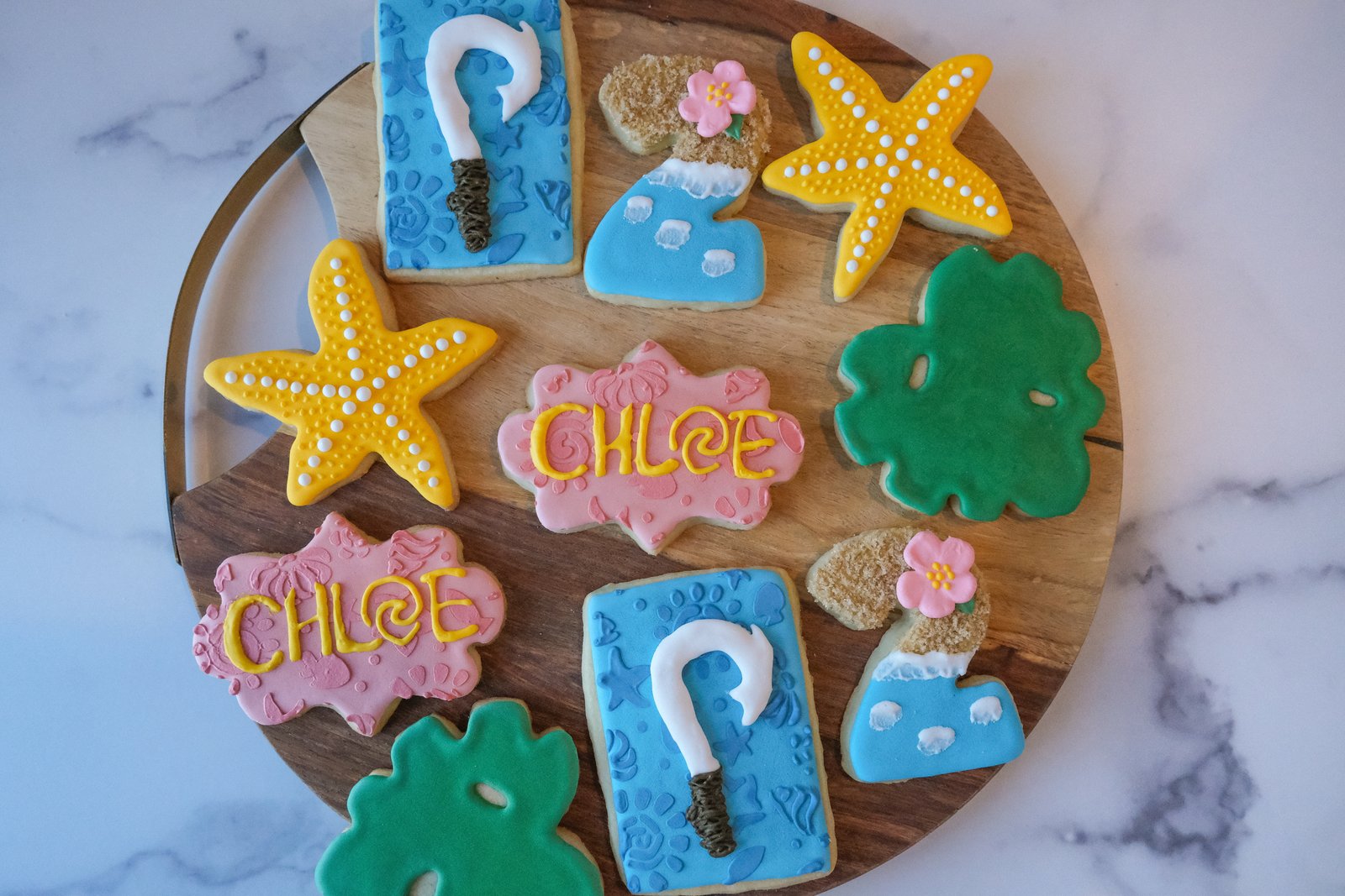 Moana Themed Sugar Cookies
